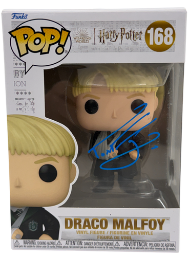 Tom Felton Signed Draco Malfoy Funko Harry Potter Authentic Autograph Beckett - Picture 1 of 2