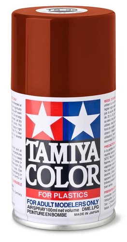 85033 Tamiya TS 33 casco rojo mate, pintura spray, (1l = 104,90 €) modelismo plástico - Imagen 2 de 3