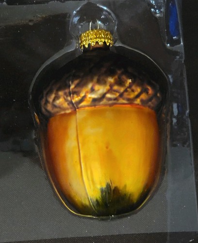 Kurt S. Adler VINTAGE Traditional Glass Ornaments Set Of 4 Mushroom, Acorn - Picture 9 of 22