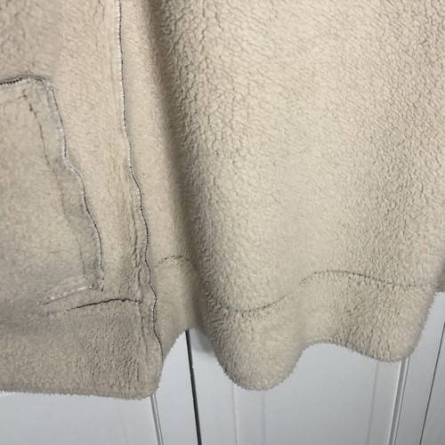 Prana Women’s Faux Suede Full Zip Sherpa Jacket Coat Small Excellent Condition - Picture 14 of 15