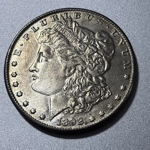 1892 CC Morgan Dollar  Coin XF / AU Details