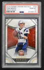 Tom Brady 2016 Panini Crown Royale Holo Gold /149 PSA 10 GEM MINT Patriots #78