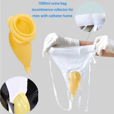 USA -Reusable home medical urine bag collector toilet male travel size: 1000ml