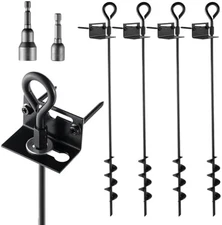 24 Inch Mobile Home Ground Anchor Screw Kit Set of 4
