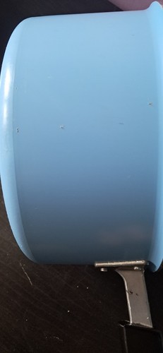 Tefal Aluminium Cooking Pot Blue Brand New With Scratches 20x25 Cm Vintage - Picture 17 of 22