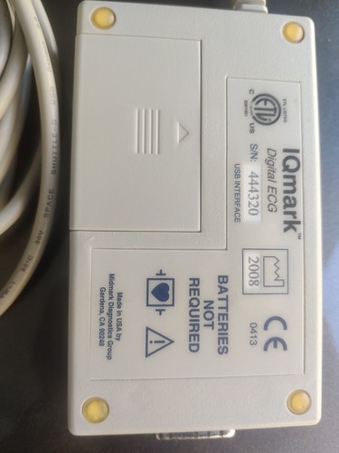 MÓDULO ECG DIGITAL MIDMARK IQMARK CON CABLES Y ESTUCHE - Imagen 2 de 9