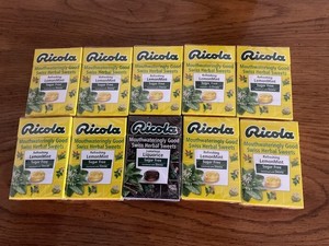 10 - Ricola  Swiss Herb Lozenges Soothing Refresh 45g - Sugar Free! NEW