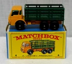 VINTAGE MATCHBOX SERIES 1-75 LESNEY NO. 4D STAKE TRUCK - 1967- NIB