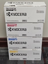 Genuine Kyocera TK5152  Toner Cartridge Set (Black, Cyan, Magenta, Yellow) NIB