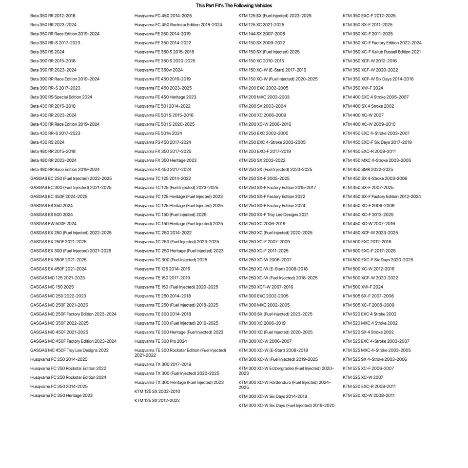 Tusk 钛轴调节器螺栓燃烧蓝色适用于 Husqvarna TC 250 2014-2022 — 第 2/4 张图片