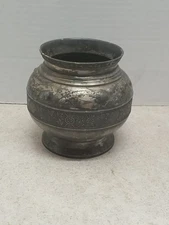 Antique Triple Silver Plated . Plate Co.  Vase Very Ornate. 