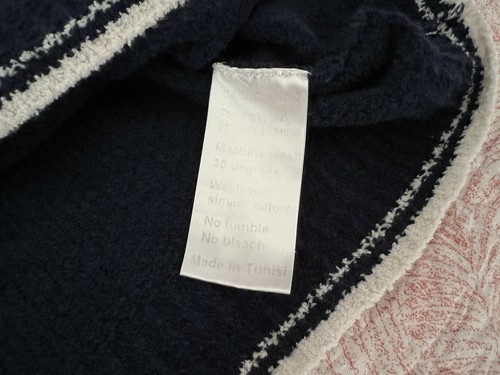 Casatlantic Anfa Polo Knit Knitted Shirt Navy Cotton Medium M Sold Out Italian - Picture 6 of 8