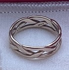 James Avery 14k Yellow Gold Tresse Wedding Ring/Size -7