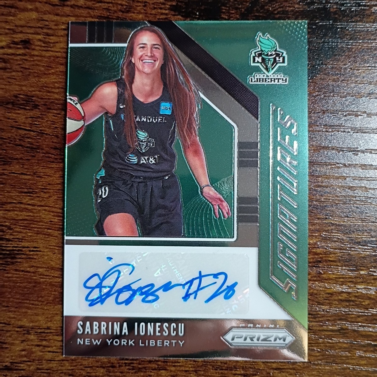2020 Prizm WNBA Sabrina Ionescu Rookie Signature AUTO RC #SG-SIO