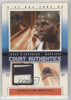 2004-05 E-XL Court Authentics Patch 30/70 Jason Richardson #CA-JR Patch 1k5