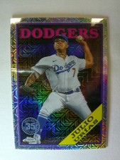 2023 Topps Series 2 - 1988 Topps Chrome Silver Pack Mojo Julio Urias #2T88C-30 