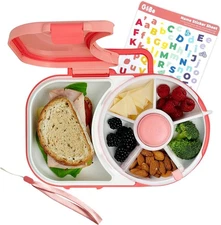 GoBe Kids Lunchbox with Detachable Snack Spinner, Bundle with Hand Strap & Stick