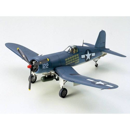 Maquette Tamiya F4u-1a Corsair 1/48, Reproduction Fidèle Du Chasseur Embarqué Us - Imagen 2 de 3