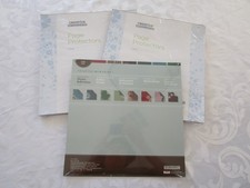 Creative Memories 12x12 Original Page Protectors LOT -2 PACKS, BONUS PAPER PACK