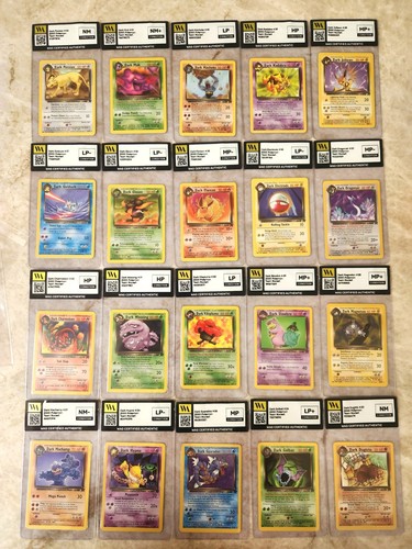 Pokémon Team Rocket Complete Set 84/82 Unlimited WAG Certified WOTC 2000 - Picture 5 of 24