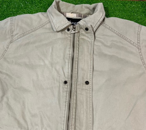 Vintage Barn Chore Coat 2XL Jacket Mens XXL Khaki Fleece Lined Utility Y2K EUC - Picture 4 of 10
