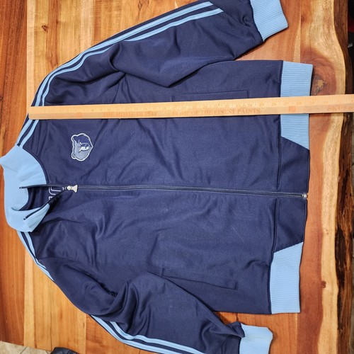 Memphis Grizzlies NBA FULL ZIP BASKETBALL TRACK JACKET ADIDAS Large - Picture 1 of 4