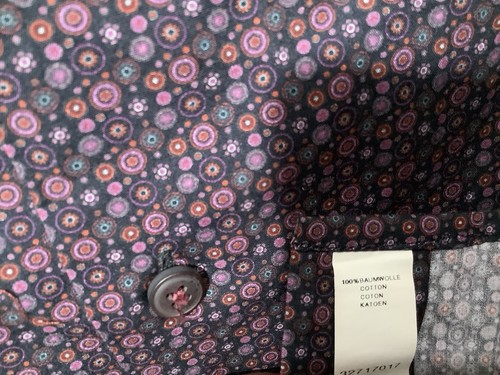 Haupt Shirt Maroon Size Small Mens Modern Fit Button Up Long Sleeve - Picture 6 of 9