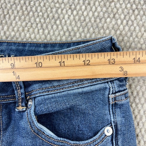 American Eagle Jeans Women 4 Short Kick Boot Cut Low Rise Med Wash Vintage Y2K - Picture 12 of 15