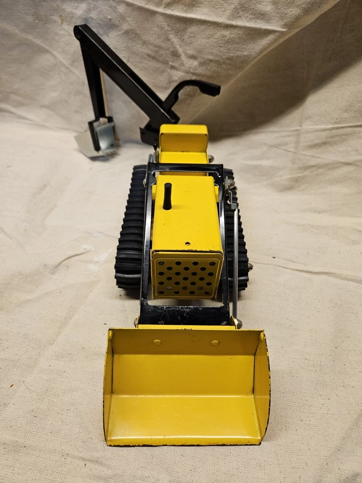 VINTAGE TONKA TRENCHER BACKHOE LOADER DOZER#6! 100% COMPLETE! VERY NICE! - Image 4 of 4
