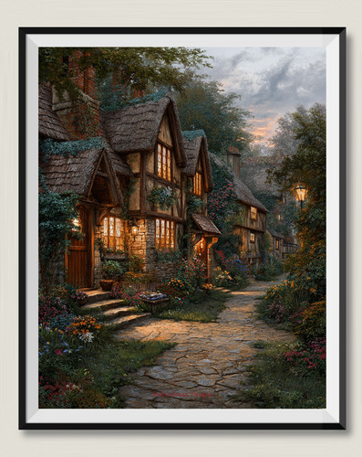 Bearwell Lane - Chart Counted Cross Stitch Patterns Needlework Dmc Color Diy