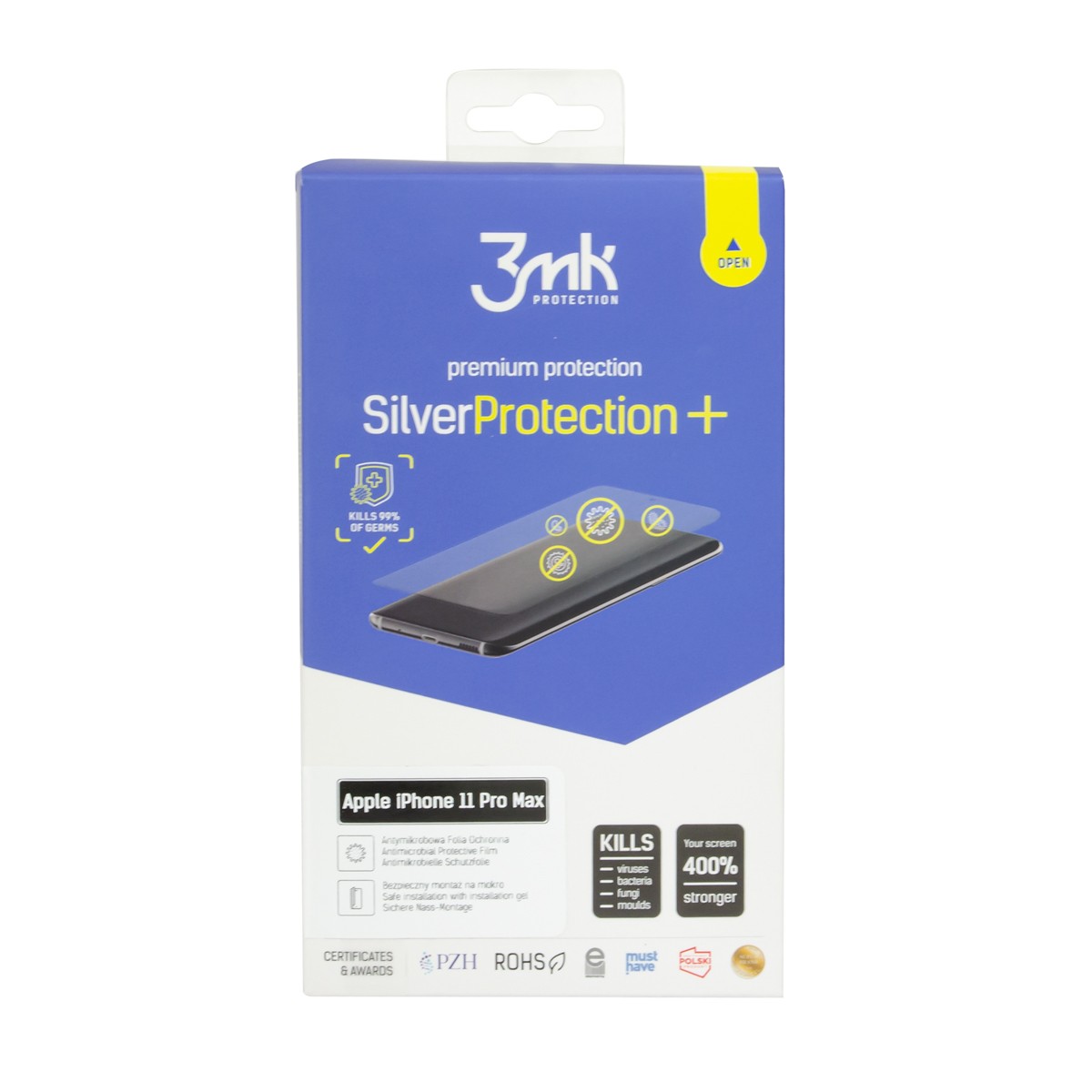 3mk SilverProtection+ – für Apple iPhone 11 Pro Max –