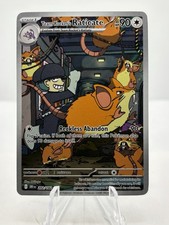 Team Rocket's Raticate 202/182 Sv10: Destined Rivals Holo