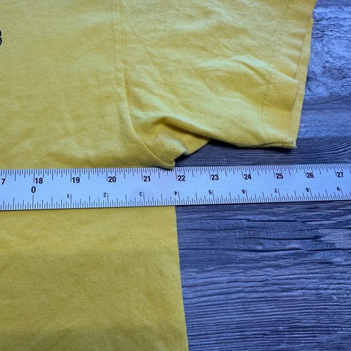 Vintage Alstyle Apparel & Activewear Yellow Mens L Woody's Longboard Tshirt - Picture 7 of 9