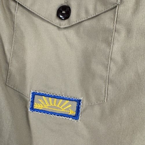 Boy Scouts of America BSA Uniform Shirt Youth Large (14-16) Damaged VTG - Picture 9 of 20