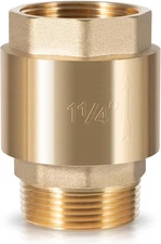 1-1/4" Brass Check Valve 1.25“ Npt Water Check Valve For Submersible Well Pump