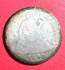 1890 US Seated LIBERTY SILVER Dime! "Philadelphia"! Lower Grade! Old US Coin!