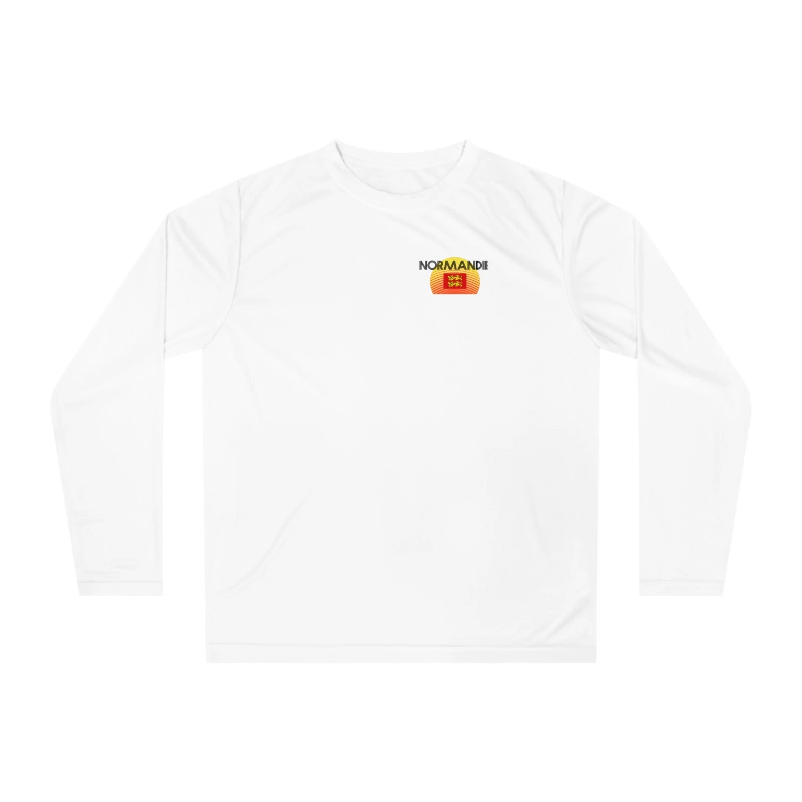 Normandy French Coast Swim Sport Rash Guard Long Sleeve Shirt | UPF 40+
