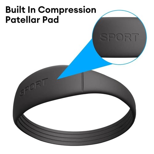 Silicone Patella Tendon Knee Straps Knee Support Fixed Protection Knee Sports - Picture 6 of 21