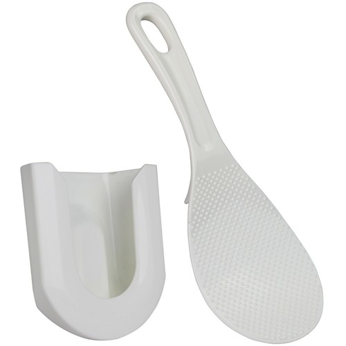Soporte para cuchara para olla arrocera, estuche para cuchara para olla arrocera, espátula antiadherente para arroz - Imagen 1 de 5