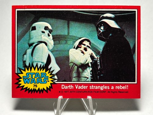 1977 Topps Star Wars Movie Cards Red 2nd Series High Grade PSA Ready U-pick - Picture 4 of 81