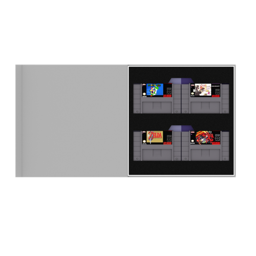 Precision Game Storage for SNES/Super Nintendo - GAME CART DISPLAY - Picture 5 of 7