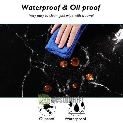 Marble Wall Paper Self Adhesive Peel&Stick Wallpaper PVC Kitchen Countertop 10ft - Bild 10 von 27