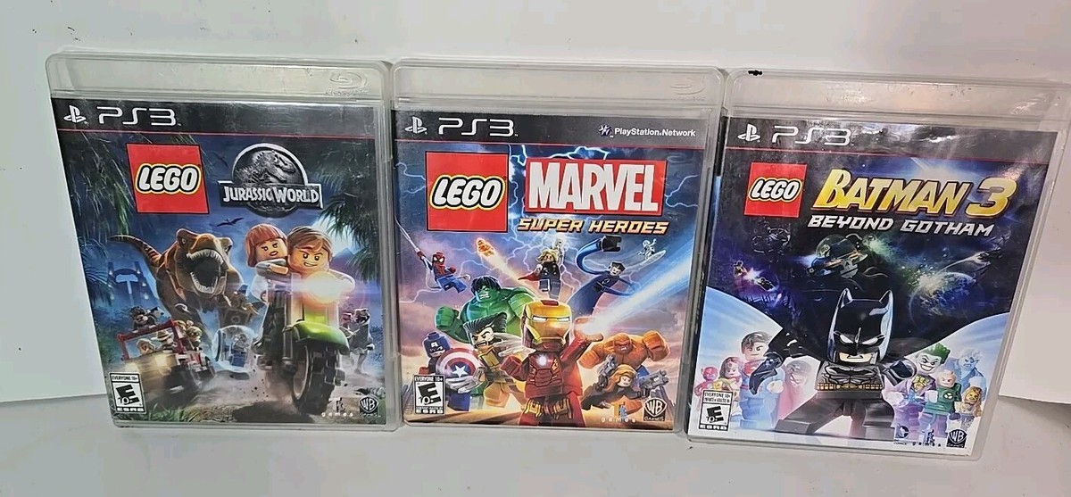 Ps3 Lego - 3 Game Bundle - Marvel Super Heroes, Batman 3 BG