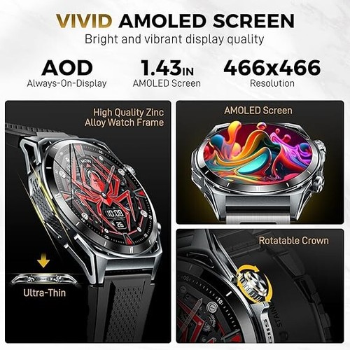 MILITARY SMART WATCH KE6 EIGIIS - Photo 2 sur 5