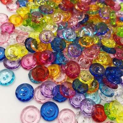 100PCS Resin Buttons DIY Scrapbooking Accessories Kid/'s Apparel Sewing PT171