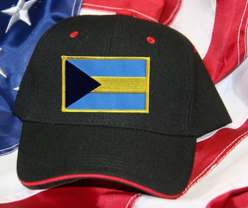 SOMBRERO DE PAÍS DE LAS BAHAMAS PARCHE GORRA BANDERA RECUERDO VIAJE REGALO COMERCIO PIN UP BAHAMEÑO  - Imagen 15 de 19