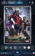 Topps Marvel Collect 2021 Cold Hard Cash Steel - Speed Demon