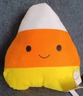 NEW Target Bullseye's Playground Halloween Plush Candy Corn Pillow 13x13"
