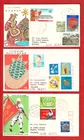 JAPAN - 3  1968 FDCs WITH INSERTS - SEE SCAN