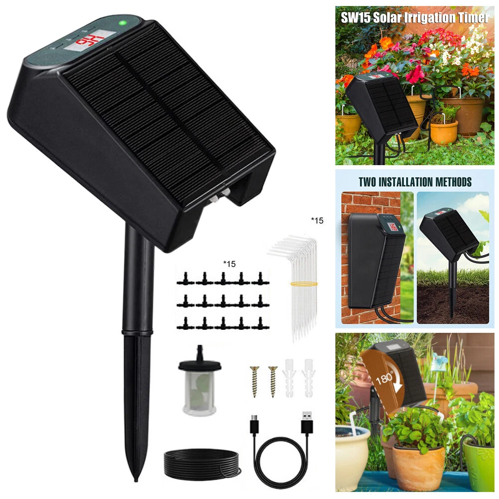 Automatic Drip Irrigation System Timer Controller Garden Plant Self Watering Kit - Picture 7 of 21